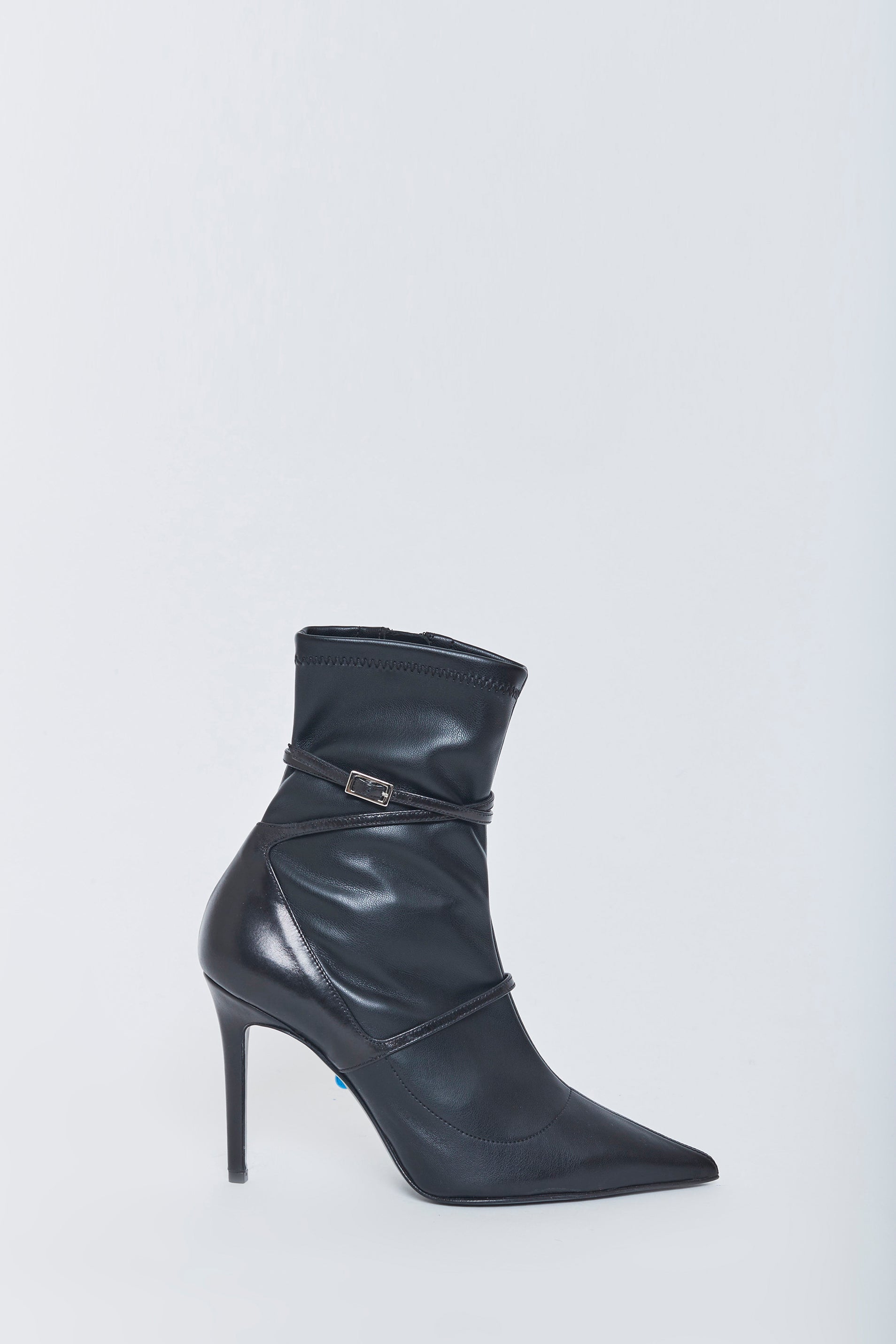 K95 STRETCH ANKLE BOOTS BLACK