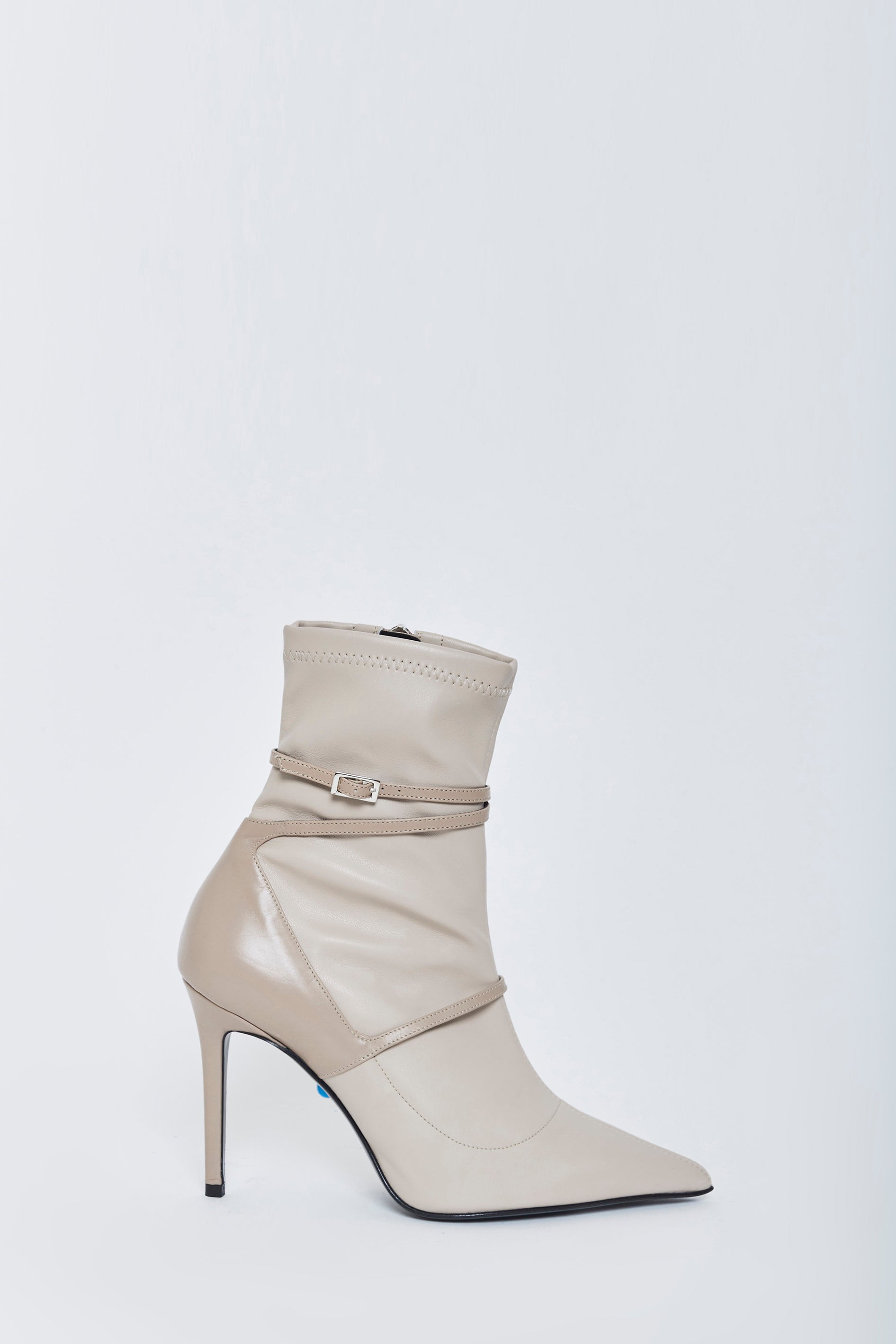 K95 STRETCH ANKLE BOOTS OFF-WHITE